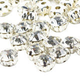 Maxbell 200x Handmade Diamante Sew On Crystal Rhinestone Beads Embellishment 7mm 8mm