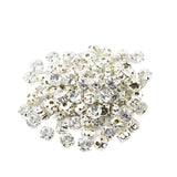 Maxbell 200x Handmade Diamante Sew On Crystal Rhinestone Beads Embellishment 7mm 8mm