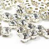 Maxbell 200x Handmade Diamante Sew On Crystal Rhinestone Beads Embellishment 7mm 8mm