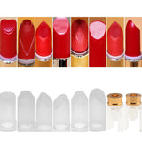 Maxbell Acrylic Lipstick Mould Holder Lip Balm Mold Stand Clear Single Holes Shelf Tool DIY Lipstick Make Up Tools for 12.1mm Tube