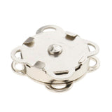 Maxbell 20 Sets Magnetic Bag Clasps for Craft Clothing Bag DIY 14mm Bronze & Silver