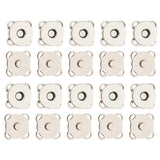 Maxbell 20 Sets Magnetic Bag Clasps for Craft Clothing Bag DIY 14mm Bronze & Silver