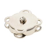 Maxbell 20 Sets Magnetic Bag Clasps for Craft Clothing Bag DIY 14mm Bronze & Silver