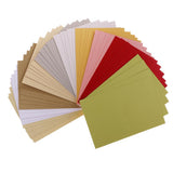 Maxbell 100 Sheets Double Sided Specialty Pearlescent Paper for Making Cards 15x10cm
