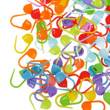 Maxbell 18pcs Wood Circular Knitting Needles Colorful Tube with 100 Stitch Markers