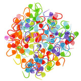 Maxbell 18pcs Wood Circular Knitting Needles Colorful Tube with 100 Stitch Markers