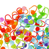 Maxbell 18pcs Wood Circular Knitting Needles Colorful Tube with 100 Stitch Markers