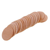Maxbell 100pcs Natural Round Unfinished Wood Embellishments  for Art DIY Crafts 36mm