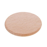 Maxbell 100pcs Natural Round Unfinished Wood Embellishments  for Art DIY Crafts 36mm