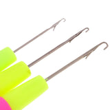 Maxbell 6pcs Crochet Latch Hook Lock Needles for Hair/ Micro Braid Needle Dread Lock