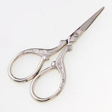 Maxbell 2Pcs Vintage Sewing Embroidery Scissor Cross Stitch Cutting Tool Silver Gold