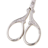 Maxbell 2Pcs Vintage Sewing Embroidery Scissor Cross Stitch Cutting Tool Silver Gold