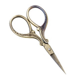 Maxbell 2pcs Vintage Embroidery Stainless Steel Scissor for Cross Stitch Sewing Tool
