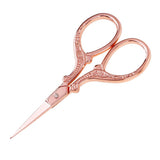 Maxbell 2Pcs Vintage Sewing Embroidery Scissor Cross Stitch Cutting Tool Silver Gold