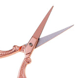 Maxbell 2Pcs Vintage Sewing Embroidery Scissor Cross Stitch Cutting Tool Silver Gold