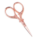 Maxbell 2Pcs Vintage Sewing Embroidery Scissor Cross Stitch Cutting Tool Silver Gold