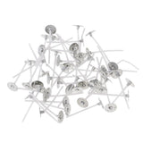 Maxbell 200 Pieces Lots Pure White Cotton Candle Wicks For Home Candle Making Crafts