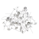 Maxbell 200 Pieces Lots Pure White Cotton Candle Wicks For Home Candle Making Crafts