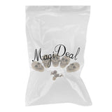 Maxbell 5 Set Skull Head Screwback Studs Punk Rivets for Bag Shoes Leathercraft Bronze - Aladdin Shoppers