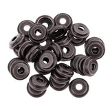 Maxbell 90 Sets Metal Snap Buttons Press Stud Popper Fasteners Sliver Bronze Black