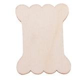 Maxbell 4x20pcs Bone Shape Wood Thread Floss Bobbins Ribbon Twine Reel Organizer