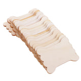 Maxbell 4x20pcs Bone Shape Wood Thread Floss Bobbins Ribbon Twine Reel Organizer