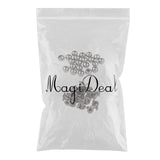 Maxbell 20 Sets Pearl Bead Rivet Studs Buttons Garment Accessories black - Aladdin Shoppers