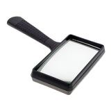 Maxbell 2 Pieces Rectangular Handheld Reading Magnifying Glass Book Magnifier