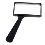 Maxbell 2 Pieces Rectangular Handheld Reading Magnifying Glass Book Magnifier