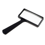 Maxbell 2 Pieces Rectangular Handheld Reading Magnifying Glass Book Magnifier
