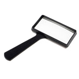 Maxbell 2 Pieces Rectangular Handheld Reading Magnifying Glass Book Magnifier