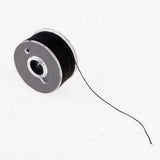 Maxbell 50Pcs Black & White Bobbins and Sewing Thread with Case for Brother Singer