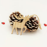 Maxbell 24pcs Assorted Wooden Christmas Tree Hanging Decoration Xmas Ornaments