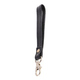 Maxbell 2Pcs Genuine Leather Replacement Clutch Wristlet Purse Wrist Straps Black
