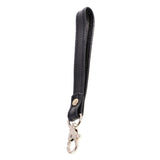 Maxbell 2Pcs Genuine Leather Replacement Clutch Wristlet Purse Wrist Straps Black