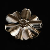 Maxbell 10pcs Metal Flower Rhinestone Buttons Flatback Embellishment Decor Black - Aladdin Shoppers