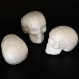 Maxbell 20pcs 55mm Halloween Skull Polystyrene Foam Oraments DIY Handmade Materials