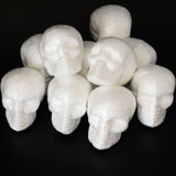 Maxbell 20pcs 55mm Halloween Skull Polystyrene Foam Oraments DIY Handmade Materials