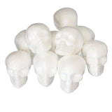 Maxbell 20pcs 55mm Halloween Skull Polystyrene Foam Oraments DIY Handmade Materials