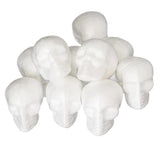Maxbell 20pcs 55mm Halloween Skull Polystyrene Foam Oraments DIY Handmade Materials
