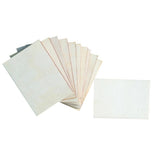 60Pcs Unfinished Rectangle Wood Sign Plaque Crafts Wooden Pieces Blank