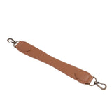 PU Leather Short Handbag Strap Replacement Purse Handle Holder 29cm Brown