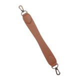 PU Leather Short Handbag Strap Replacement Purse Handle Holder 29cm Brown