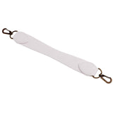 PU Leather Short Handbag Strap Replacement Purse Handle Holder 29cm White