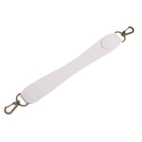 PU Leather Short Handbag Strap Replacement Purse Handle Holder 29cm White