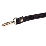 1x55cm DIY Replacement Genuine Leather Bag Shoulder Strap Handle black