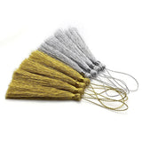 Maxbell Pack of 30 Assorted 13cm Silky Floss Bookmark Tassels with 5cm Cord Loop and Small Chinese Knot for Jewelry Making, Souvenir, Bookmarks, Earring, Pendant DIY Craft Accessory - Aladdin Shoppers