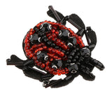 Maxbell 2 Pieces Bird Ladybird Rhinestones Beaded Patches Embroidery Fabric Applique DIY - Aladdin Shoppers