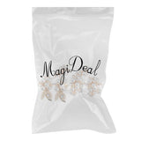 Maxbell 10 Pieces Diamante Rhinestone Crystal Pearl Embellishments Buttons for DIY Craft - Aladdin Shoppers