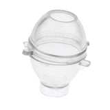 Maxbell 4pcs Plastic Egg Shape Candle Making Mold Mould for DIY Candle Making Crafts
